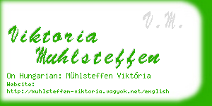 viktoria muhlsteffen business card