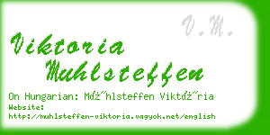 viktoria muhlsteffen business card